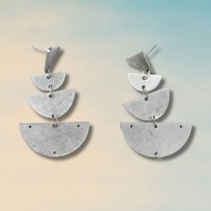 Stepping stone earrings